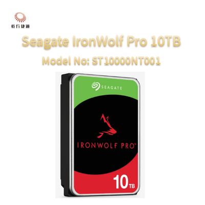 Seagate Ironwolf Pro 10TB Modello N.: ST10000NT001