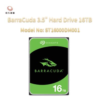 Seagate BarraCuda 3,5" Hard Drive 16TB Modello: ST16000DM001