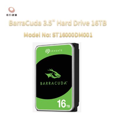 Seagate BarraCuda 3,5" Hard Drive 16TB Modello: ST16000DM001