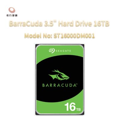 Seagate BarraCuda 3,5" Hard Drive 16TB Modello: ST16000DM001