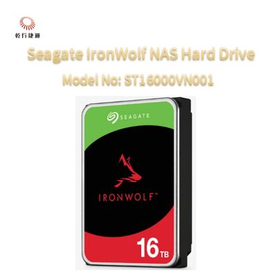 Disco rigido Seagate IronWolf® per Network-Attached Storage (NAS) Modello: ST16000VN001