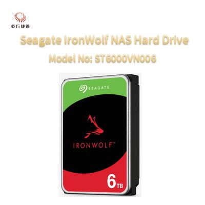 Disco rigido Seagate IronWolf® per Network-Attached Storage (NAS) Modello: ST6000VN006