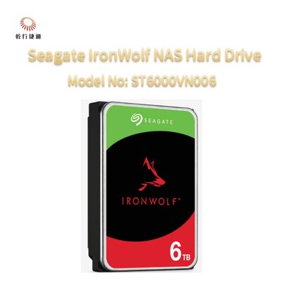 Disco rigido Seagate IronWolf® per Network-Attached Storage (NAS) Modello: ST6000VN006