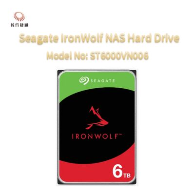 Disco rigido Seagate IronWolf® per Network-Attached Storage (NAS) Modello: ST6000VN006