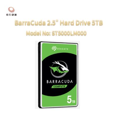 Seagate BarraCuda 2,5" Hard Drive 5TB Numero modello: ST5000LM000
