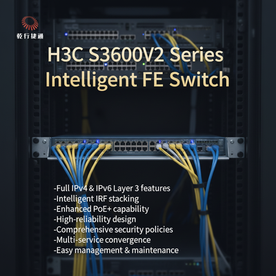 H3C S3600V2 Serie Intelligente IRF Fast Ethernet Switch S3600V2-52TP-SI