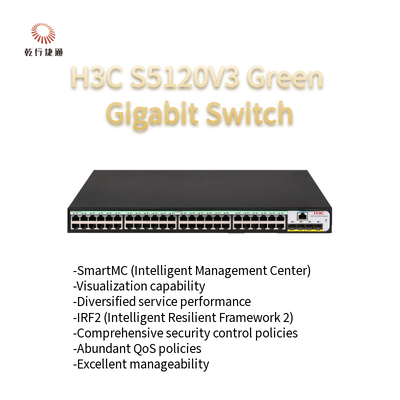 Switch Gigabit Ethernet intelligente verde H3C S5120V3-SI S5120V3-52P-PWR-LI