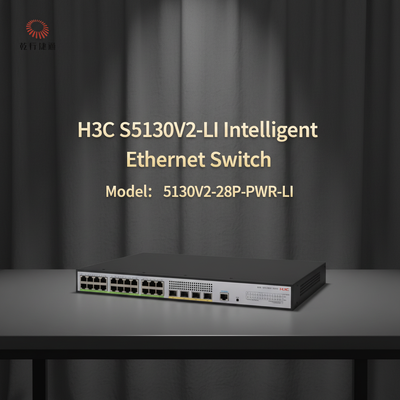 S5130V2-28P-PWR-LI H3C S5130V2-LI Green Intelligent Gigabit Ethernet Switch