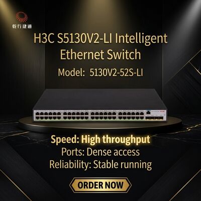 Switch Gigabit Ethernet intelligente verde S5130V2-52S-LI H3C S5130V2-LI