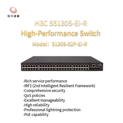 H3C S5130S-EI-R 5130S-52P-EI-R Switch Ethernet Gigabit ad alte prestazioni di nuova generazione