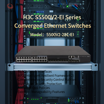 H3C S5500V2-EI Serie S5500V2-28C-EI Switch Ethernet convergenti ad alte prestazioni