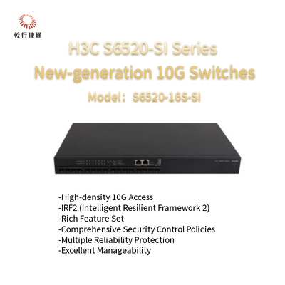 H3C S6520-SI Serie S6520-16S-SI Switch Ethernet di prossima generazione da 10 Gigabit