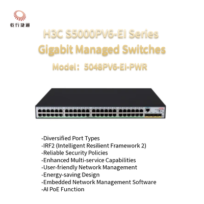 H3C S5000PV6-EI Serie S5048PV6-EI-PWR Gigabit Managed Switches