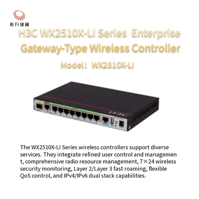 Controller wireless di tipo gateway aziendale di nuova generazione serie H3C WX2510X-LI