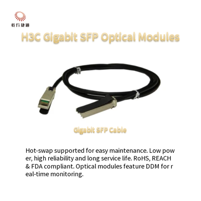 Moduli ottici SFP Gigabit H3C a basso consumo energetico e SFP-GE-LX-SM1310-S sostituibile a caldo