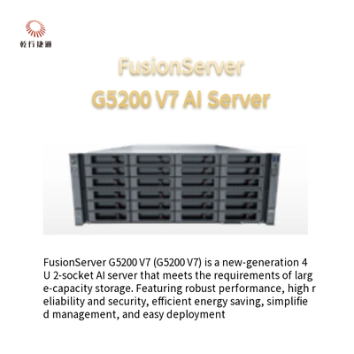 FusionServer G5200 V7 4U AI server1 o 2 x 4th/5th Gen Intel Xeon processori scalabili
