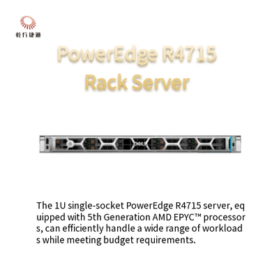 PowerEdge R4715 1U Single-Socket Server alimentato da processori AMD EPYC di 5a generazione