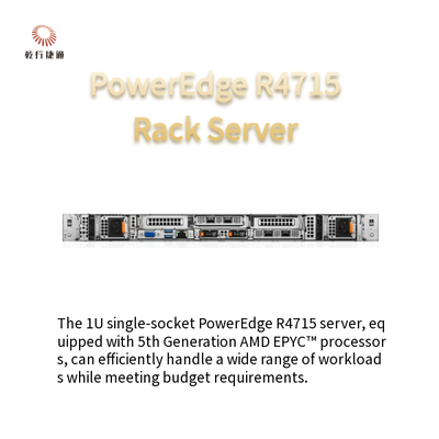 PowerEdge R4715 1U Single-Socket Server alimentato da processori AMD EPYC di 5a generazione