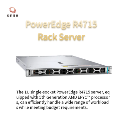 PowerEdge R4715 1U Single-Socket Server alimentato da processori AMD EPYC di 5a generazione