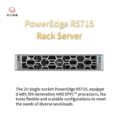 PowerEdge R5715 2U Rack Storage Server Single-Socket Platform 5a generazione Processore AMD EPYC