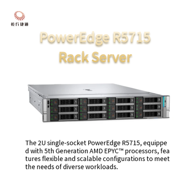 PowerEdge R5715 2U Rack Storage Server Single-Socket Platform 5a generazione Processore AMD EPYC