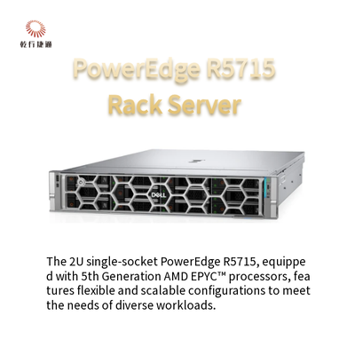 PowerEdge R5715 2U Rack Storage Server Single-Socket Platform 5a generazione Processore AMD EPYC