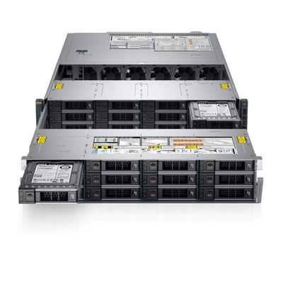 Scaffale Nas Storage Server di impresa 2U di DELL contabilità elettromagnetica PowerEdge R740xd2