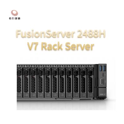 FusionServer 2488H V7 Rack Server 8 core intel processore, server di archiviazione dati