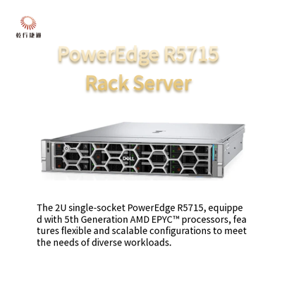 PowerEdge R5715 2U Rack Storage Server Single-Socket Platform 5a generazione Processore AMD EPYC